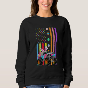 Camiseta Monster Truck Easter Egs American Flag Boys