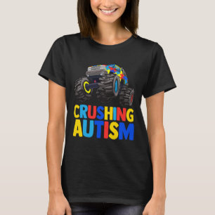 Camiseta Monster Truck Esmagando Autismo Autismo
