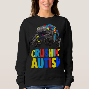 Camiseta Monster Truck Esmagando Autismo Autismo