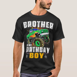 Camiseta Monster Truck Family Matching Brother of the Birth