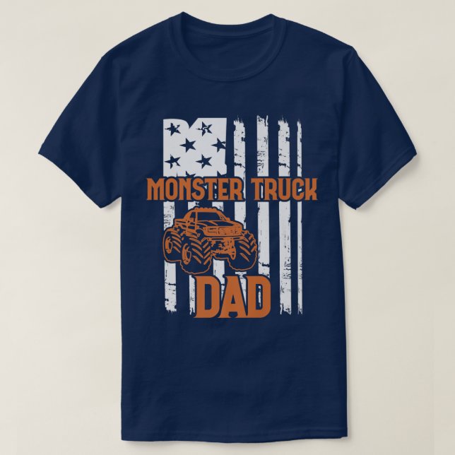 Camiseta Monster Truck Funny Driver 2078 (Frente do Design)