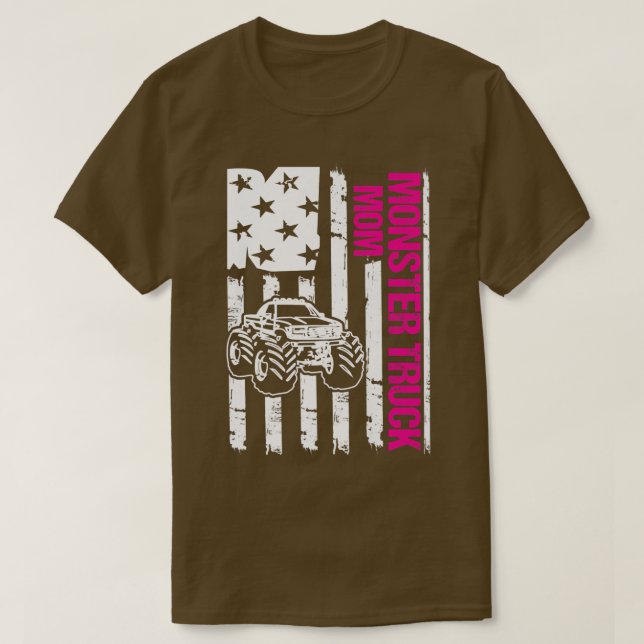 Camiseta Monster Truck Funny Driver 2096 (Frente do Design)