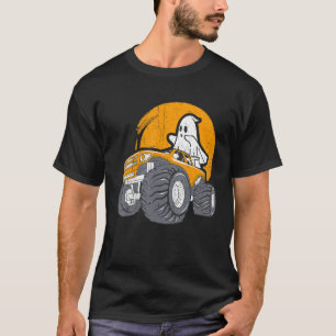 Camiseta Monster Truck Ghost Halloween Spookin Pumpkin