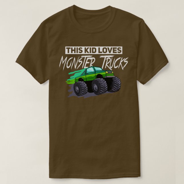 Camiseta Monster Truck Gift Jam Boys (Frente do Design)