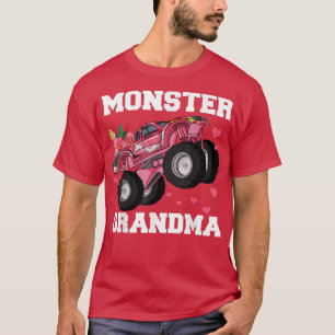 Camiseta Monster Truck Grandma Floral Shirt, Birthday Boy G