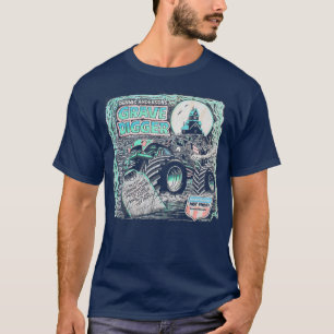 Camiseta Monster Truck Grave Digger Antigo Design 2