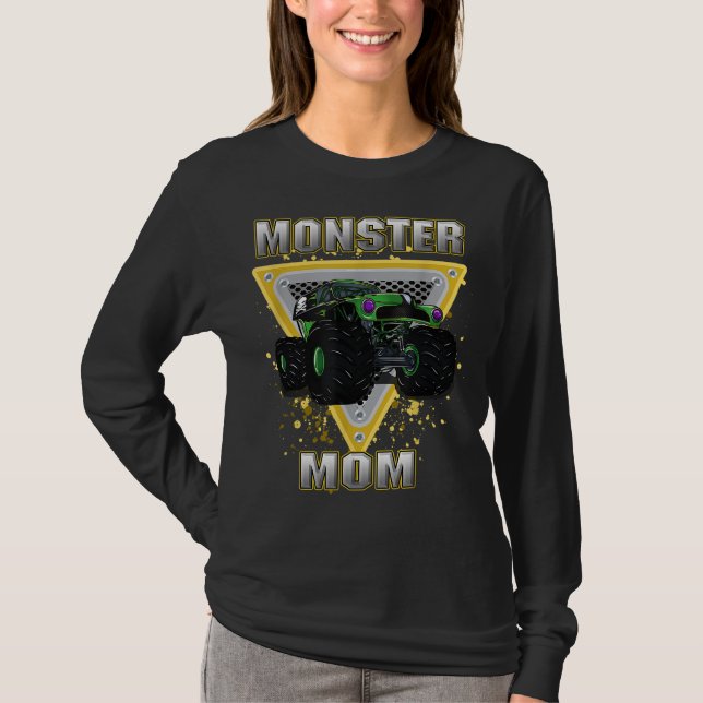 Camiseta Monster Truck Mãe (Frente)