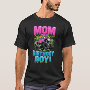 Camiseta Monster Truck Mãe Do Aniversário