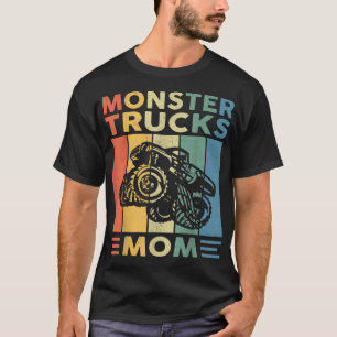 Camiseta Monster Truck Mãe Retro Vintage Monster Shir