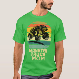 Camiseta Monster Truck Mãe Shirt Retro Vintage Monster Truc