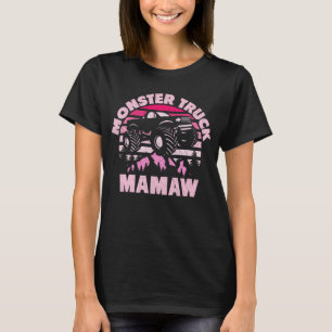 Camiseta Monster Truck Mamaw Correspondente Família Avó Pre