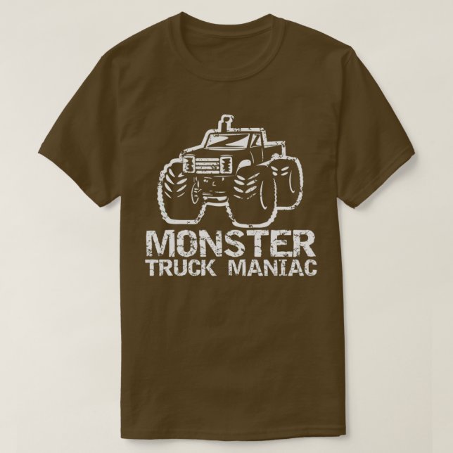Camiseta Monster Truck Maniac (Frente do Design)