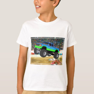Camiseta Monster truck maravilhoso na arena
