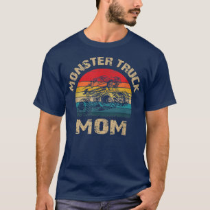 Camiseta MONSTER TRUCK MOM; Caminhão Grande Afastado Retro