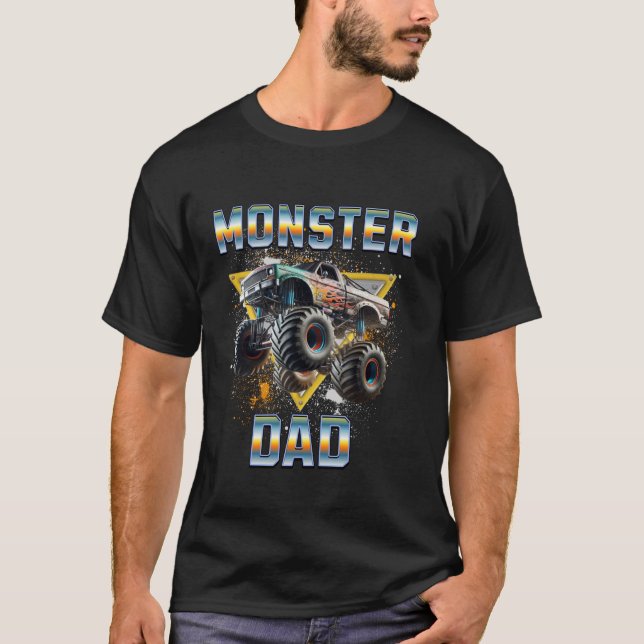 Camiseta Monster Truck Monster PAI Truck (Frente)
