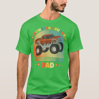 Camiseta Monster Truck Pai Retro Vintage Monster Truck 8