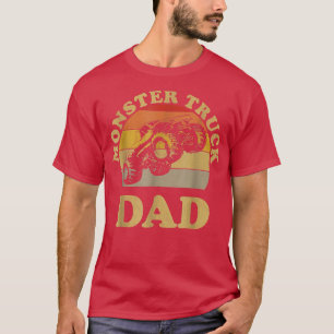 Camiseta Monster Truck Pai Shirt Retro Vintage Monster Truc