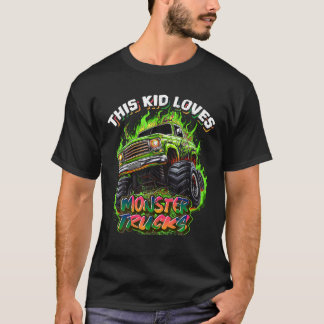 Camiseta Monster Truck para Crianças Monster Truck Vint