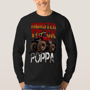 Camiseta Monster Truck Poppa Retro Vintage Monster Padre