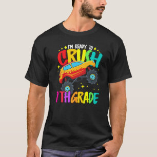 Camiseta Monster Truck Pronto Para Esmagar De Volta Ao Séti