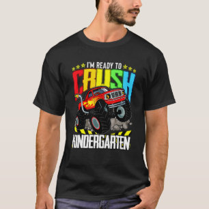 Camiseta Monster Truck Pronto Para Esmagar O Jardim De Infâ