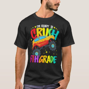 Camiseta Monster Truck Pronto Para Esmagar O Quinto Grau De