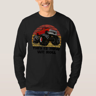 Camiseta Monster Truck Retro Fan É Assim Que Vamos