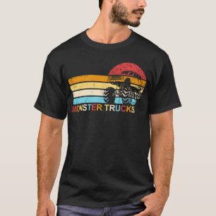 Camiseta Monster Truck Retro Sunset Kids Monster Truck