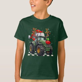 Camiseta Monster Truck Santa Hat Feliz Natal Quadrado