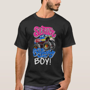 Camiseta Monster Truck Sister of the Birthday Boy