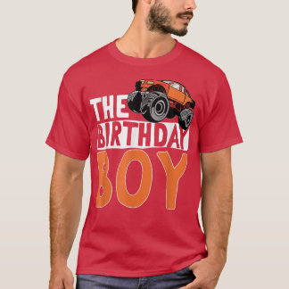 Camiseta Monster Truck - The Birthday Boy For Kids 2036