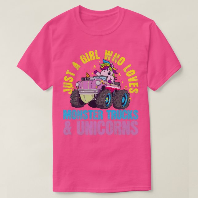 Camiseta Monster Truck Unicorn 4 (Frente do Design)