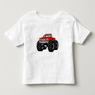 CAMISETA MONSTER TRUCK VERMELHO