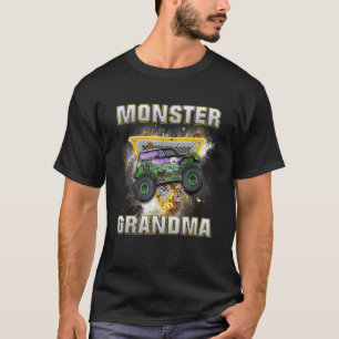 Camiseta Monster Truck Vovó Monster Truck É Meu Jam Tru