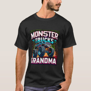 Camiseta Monster Truck Vovó Monster Truck É Meu Jam Tru