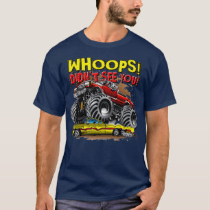 Camiseta Monster Truck Whops Red