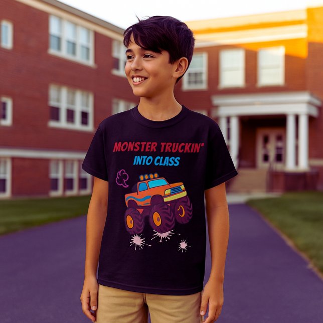 Camiseta Monster Truckin ‘ na classe (Criador carregado)