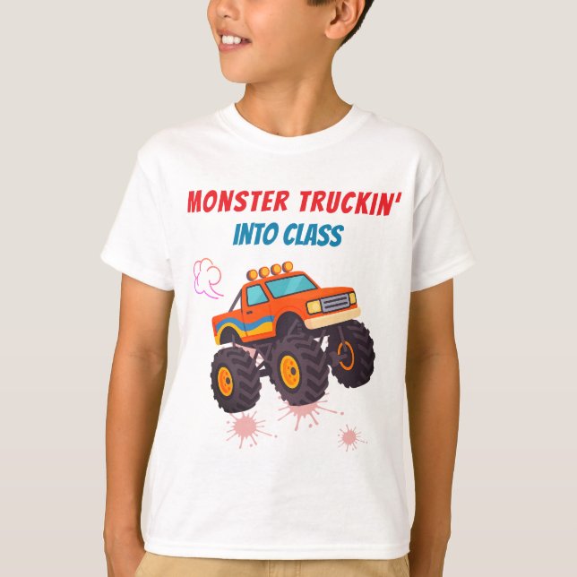 Camiseta Monster Truckin ‘ na classe (Frente)