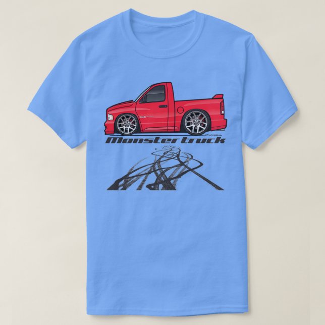 Camiseta Monster TruckRed 2 (Frente do Design)