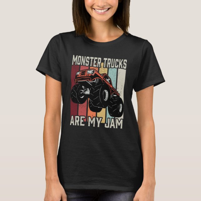 Camiseta Monster Trucks Are My Jam  1 (Frente)