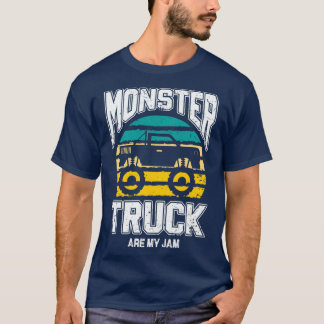 Camiseta monster trucks are my jam toddler monster jam mons