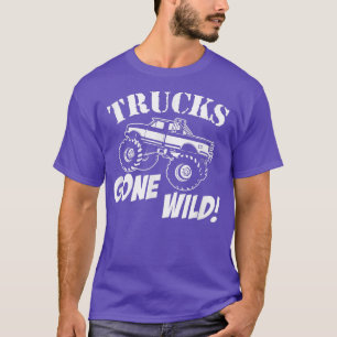 Camiseta Monster Trucks Gone Wild 4x4 Off Road