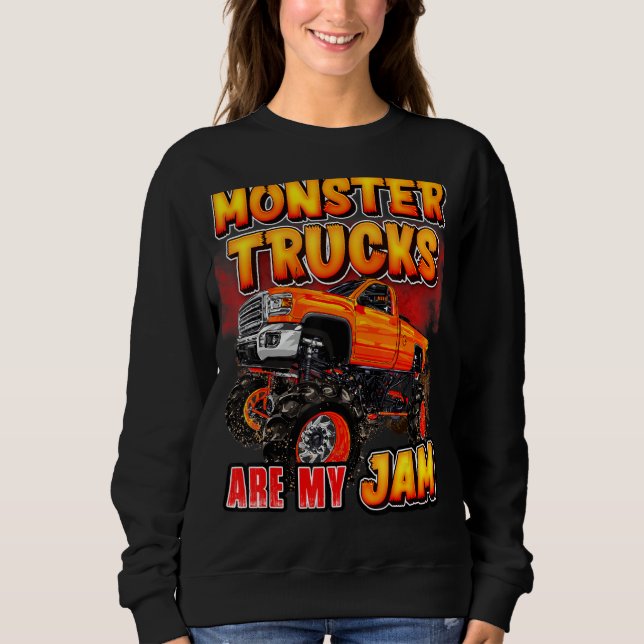 Camiseta Monster Trucks Para Homens (Frente)