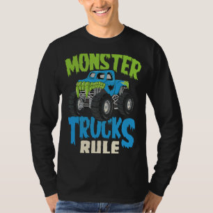 Camiseta Monster Trucks Regra Grande Monster Truck Jam para