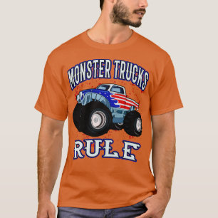Camiseta Monster Trucks Regra Pegar Caminhão Monster