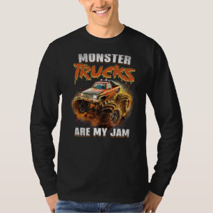 Camiseta Monster Trucks São Meus Garotos Jam Toddler