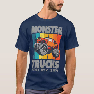 Camiseta Monster Trucks São Os Meus Garotos Jam Vintage Afe