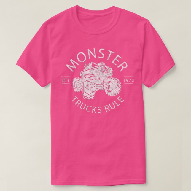 Camiseta Monster Trucks Shirt Design (Frente do Design)