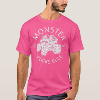 Camiseta Monster Trucks Shirt Design
