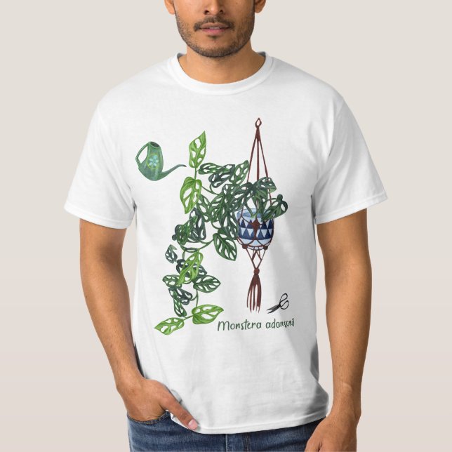 Camiseta Monstera adansonii, fábrica de Monstera (Frente)